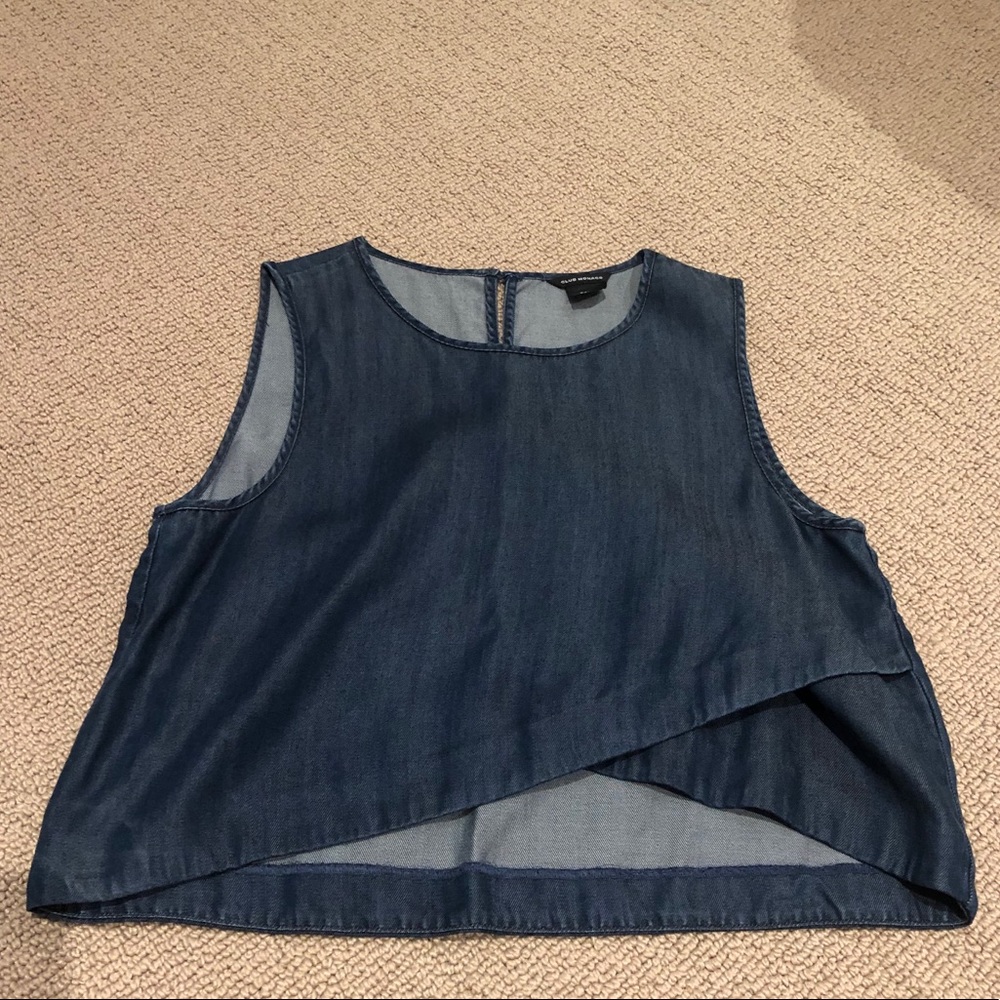 Club Monaco women’s denim top